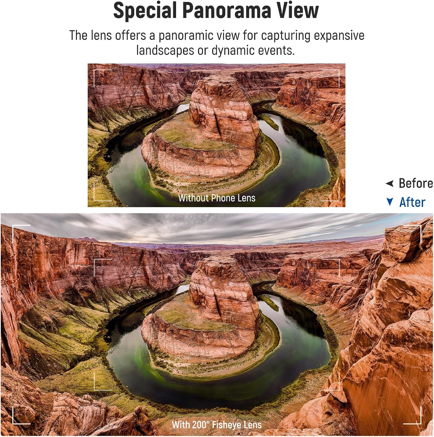 NEEWER 200° Fish Eye VR Lens with 17mm Thread Phone Lens Clip for Panoramic View, Live Streaming, Outdoor Landscape, Architecture, Compatible with iPhone 16 Pro Max S24 Ultra - Image 3